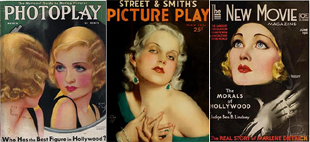 movie magazines from March, May and June 1931